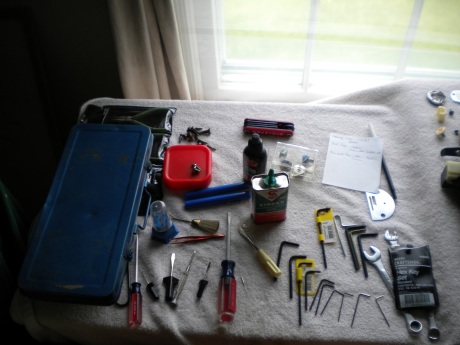 All of my tools, and yeah, I used most of them=)
